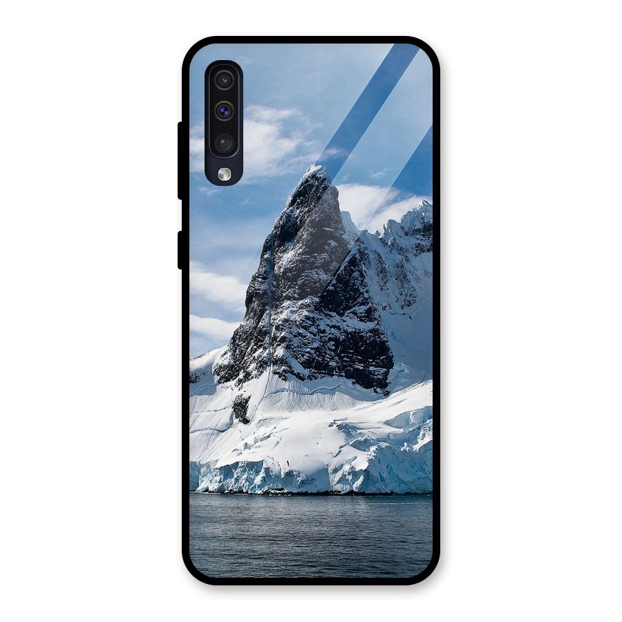 Ice Mountains Glass Back Case for Galaxy A30s