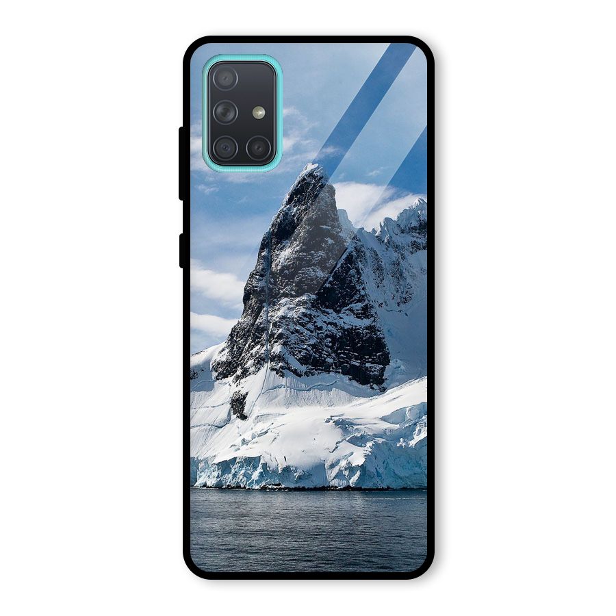 Ice Mountains Glass Back Case for Galaxy A71