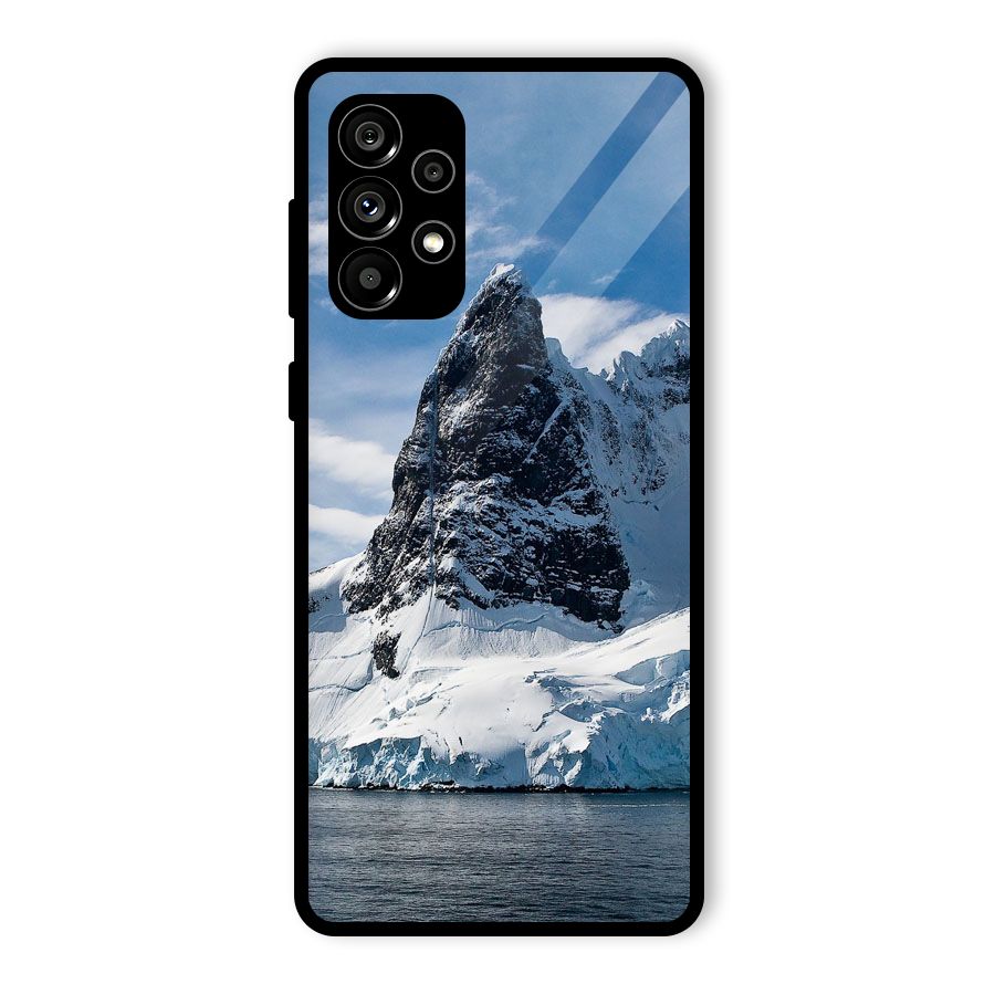 Ice Mountains Glass Back Case for Galaxy A73 5G