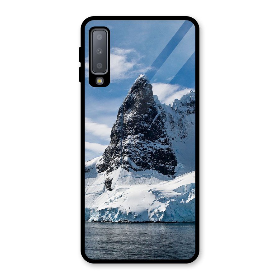 Ice Mountains Glass Back Case for Galaxy A7 (2018)