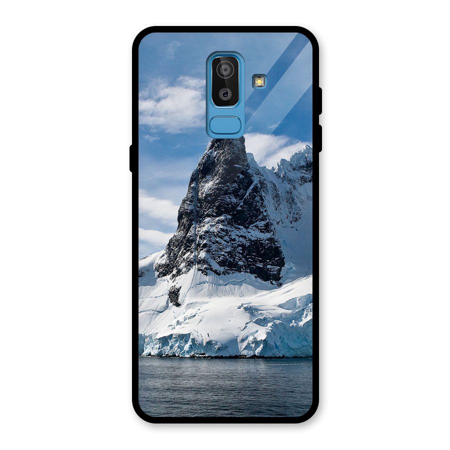 Ice Mountains Glass Back Case for Galaxy J8