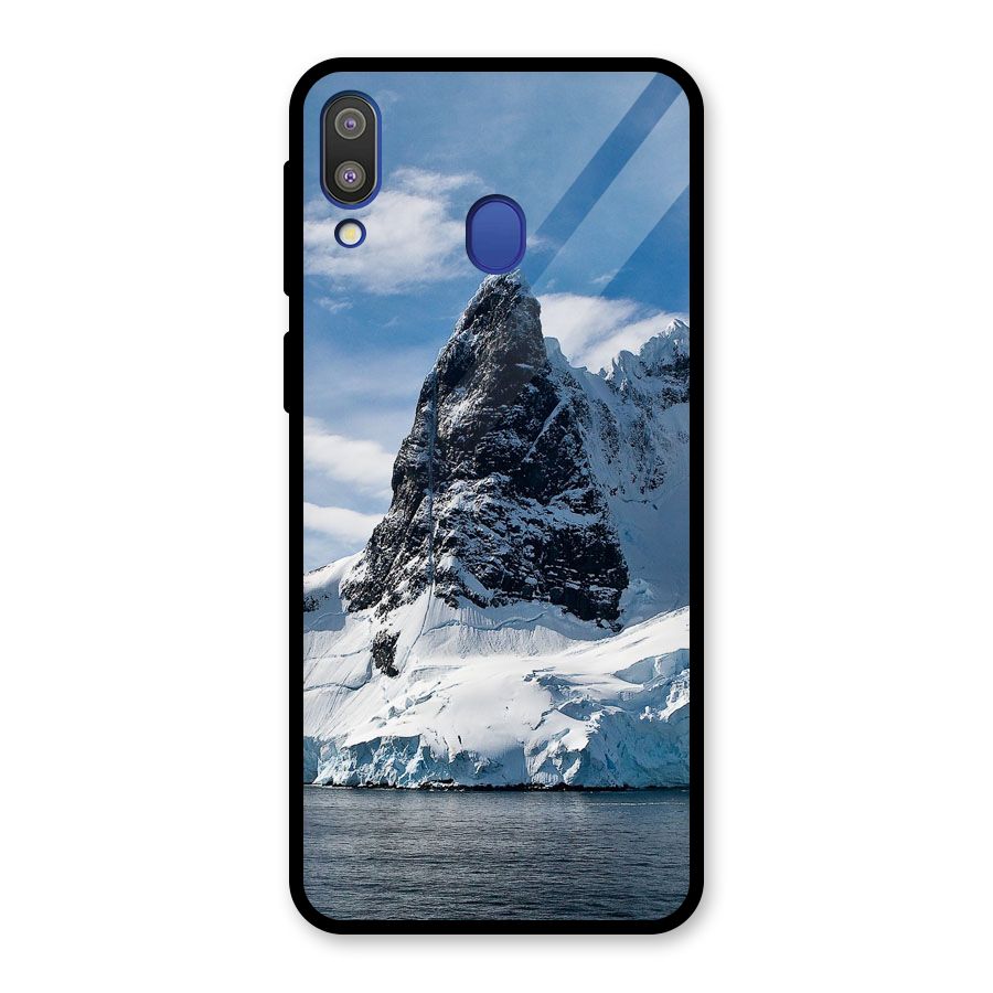 Ice Mountains Glass Back Case for Galaxy M20