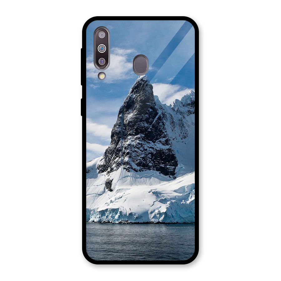 Ice Mountains Glass Back Case for Galaxy M30