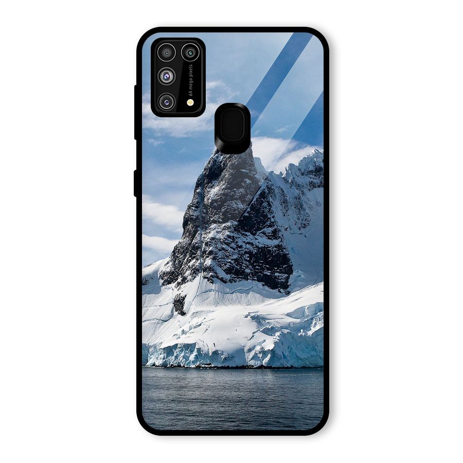 Ice Mountains Glass Back Case for Galaxy M31