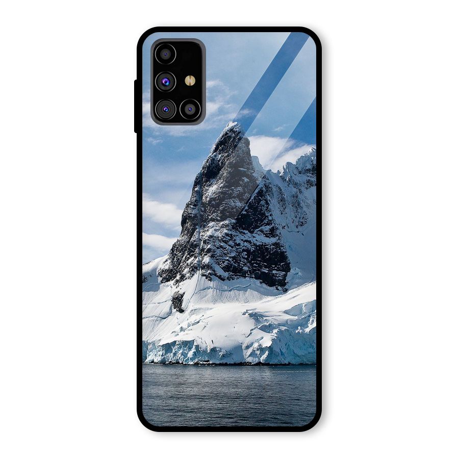 Ice Mountains Glass Back Case for Galaxy M31s