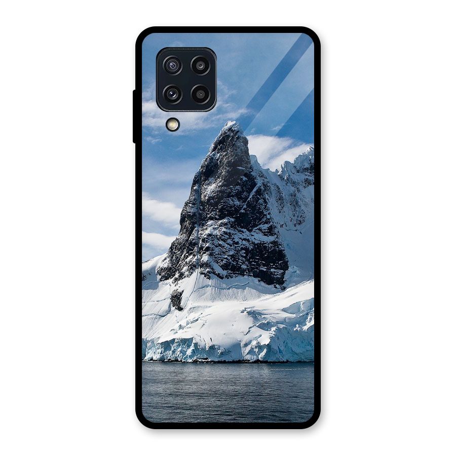 Ice Mountains Glass Back Case for Galaxy M32