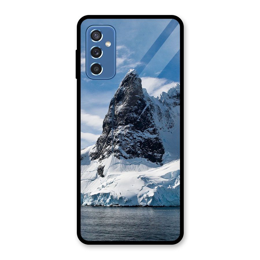Ice Mountains Glass Back Case for Galaxy M52 5G