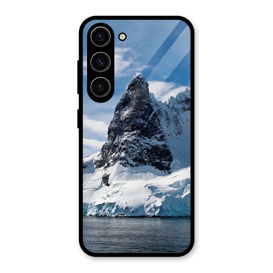 Ice Mountains Glass Back Case for Galaxy S23