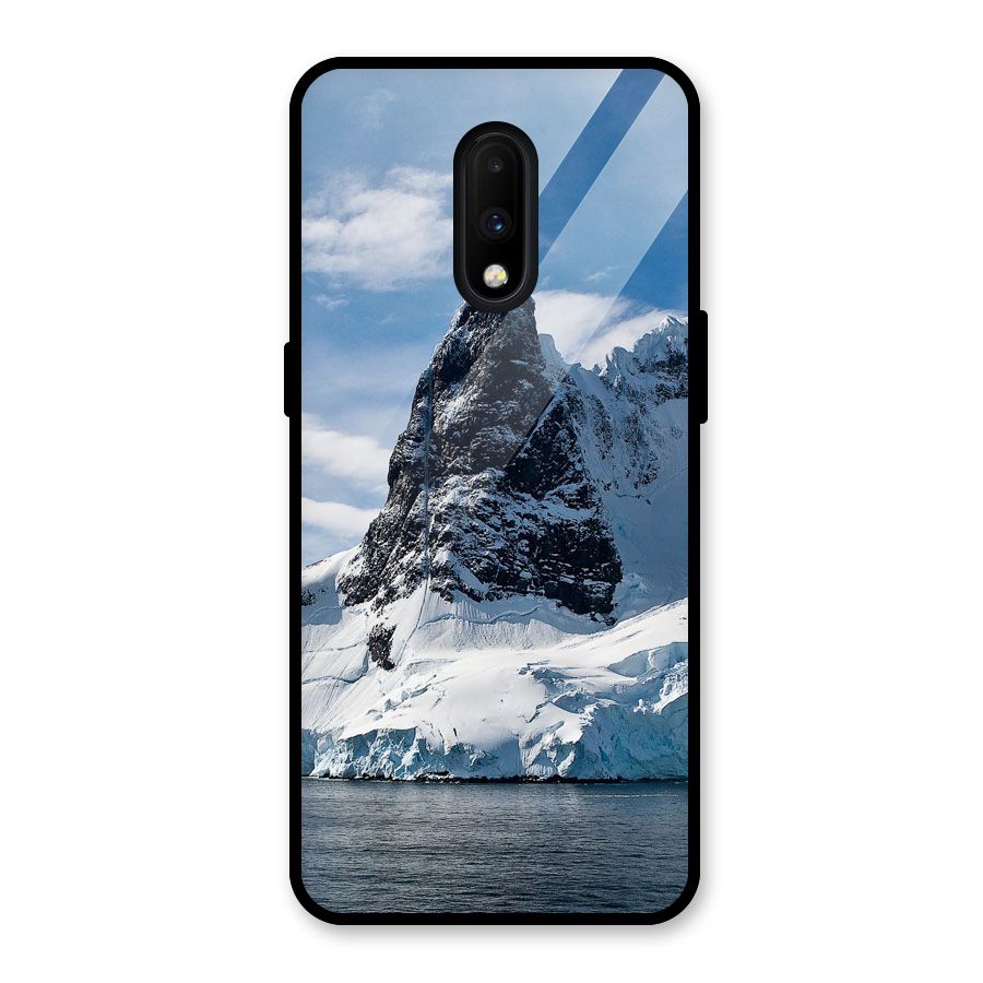 Ice Mountains Glass Back Case for OnePlus 7