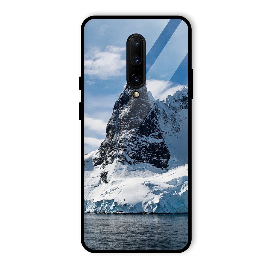 Ice Mountains Glass Back Case for OnePlus 7 Pro