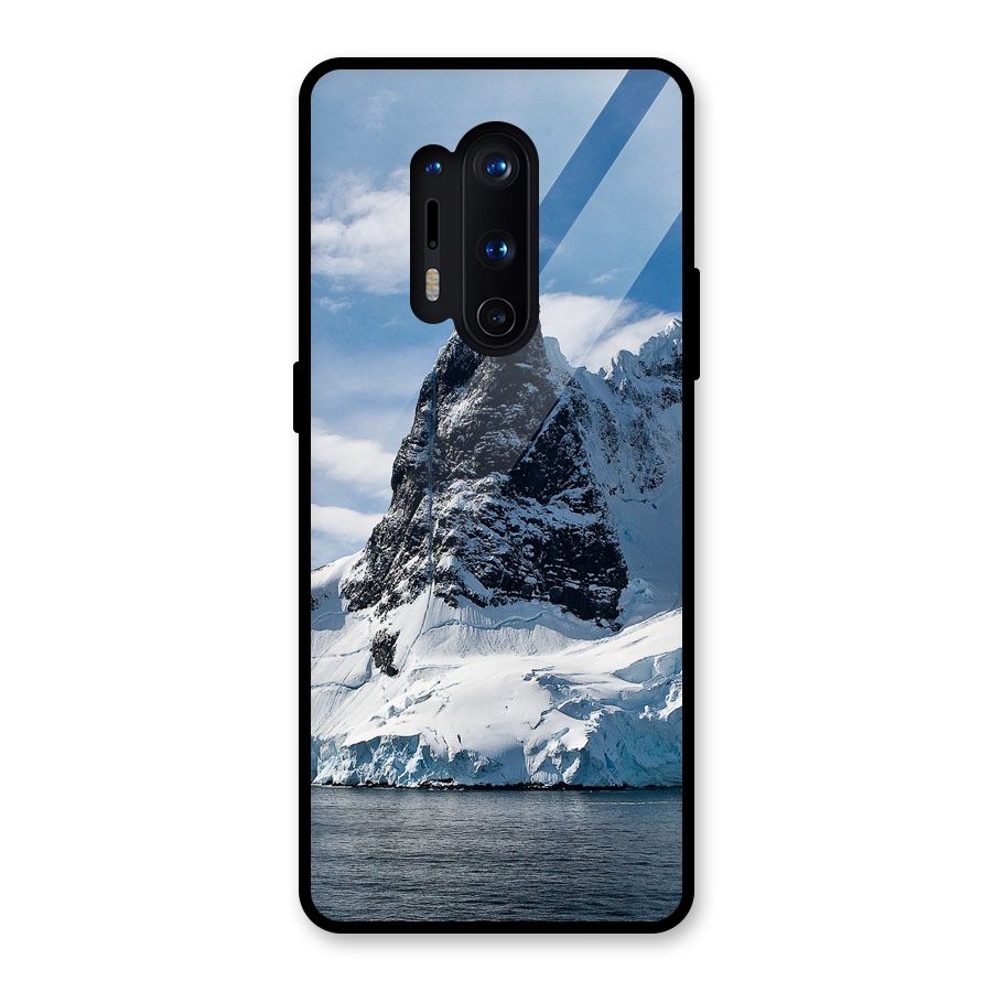 Ice Mountains Glass Back Case for OnePlus 8 Pro