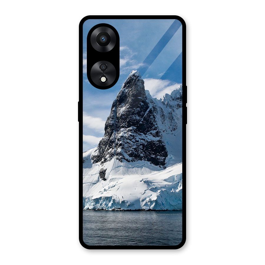 Ice Mountains Glass Back Case for Oppo A78