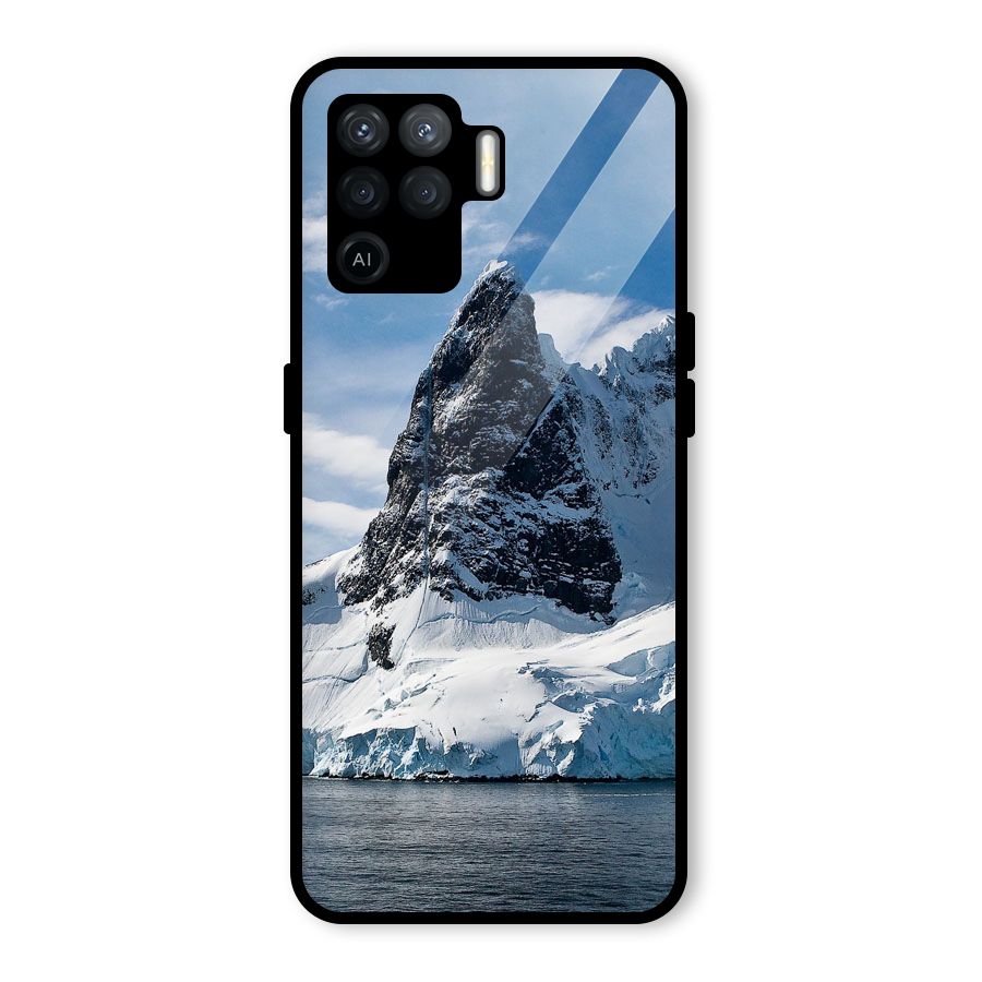 Ice Mountains Glass Back Case for Oppo F19 Pro