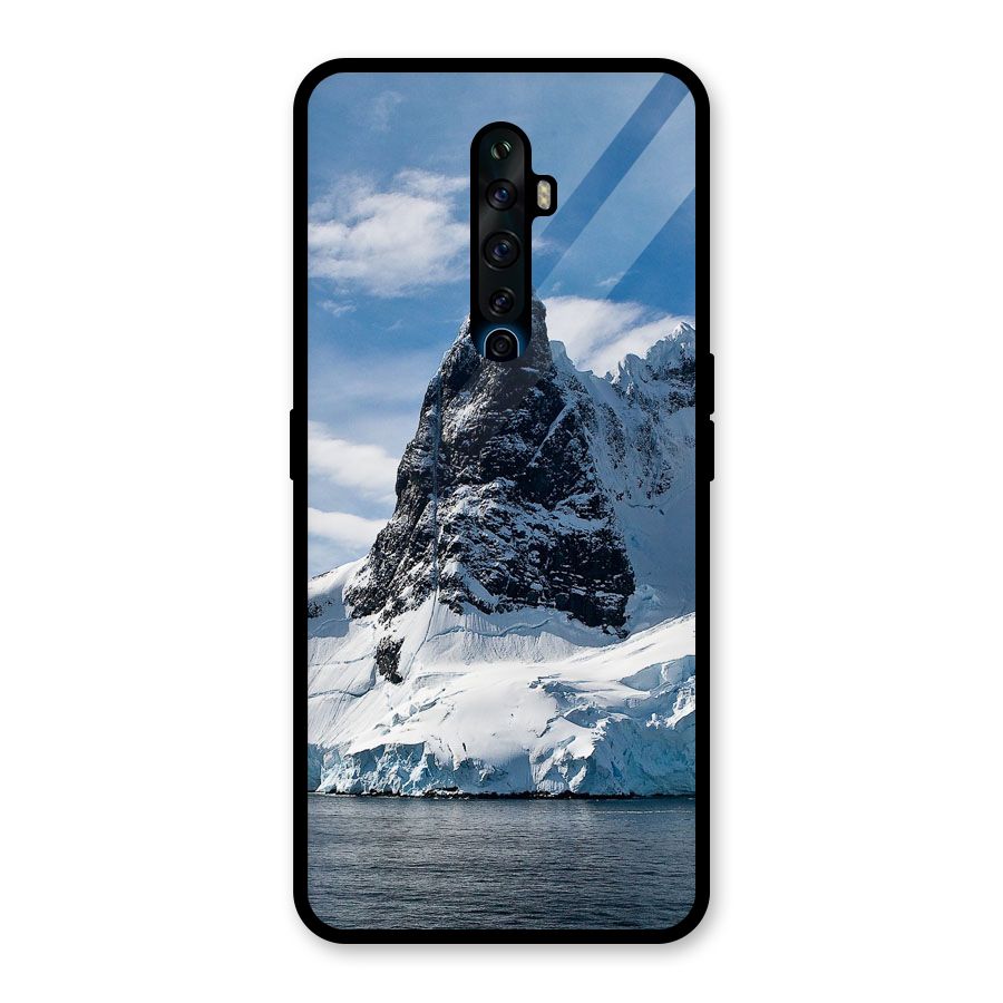 Ice Mountains Glass Back Case for Oppo Reno2 F