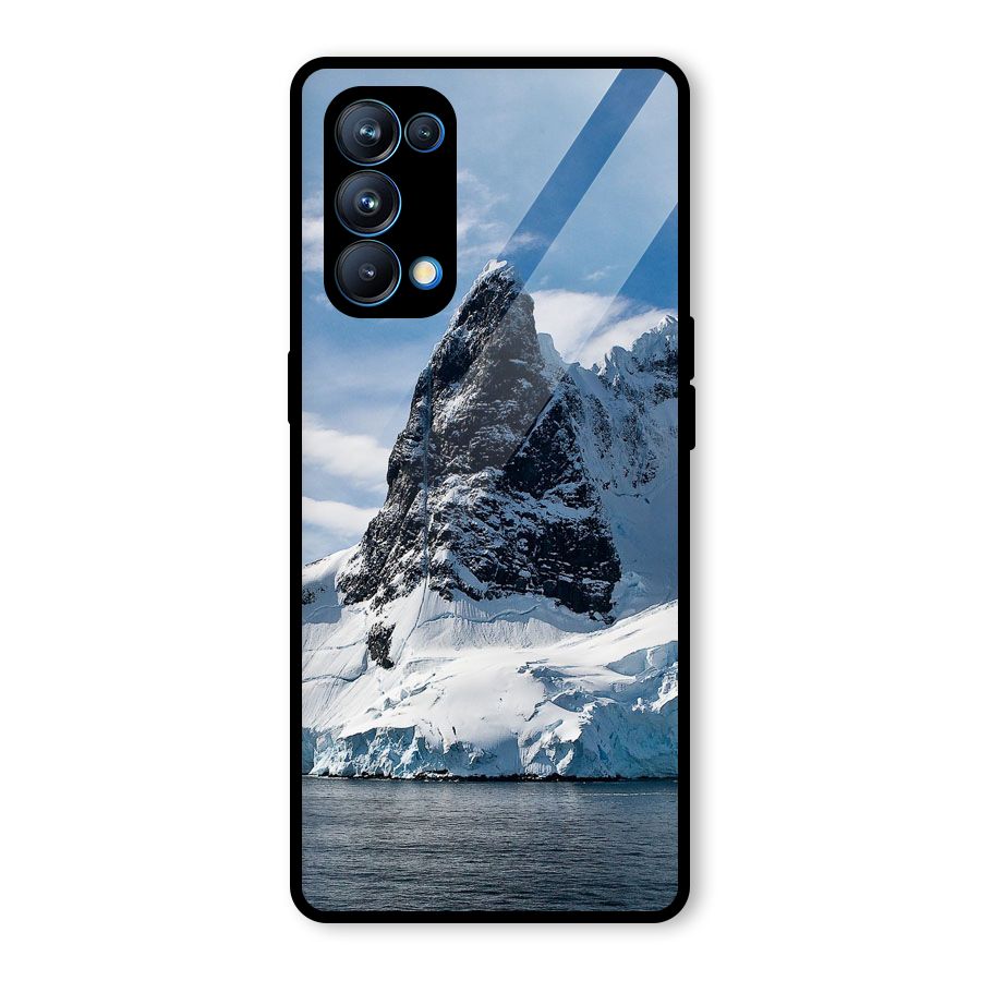 Ice Mountains Glass Back Case for Oppo Reno5 Pro 5G
