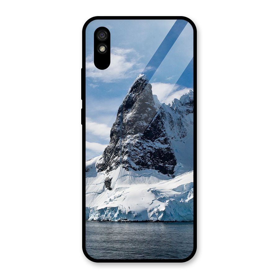 Ice Mountains Glass Back Case for Redmi 9A