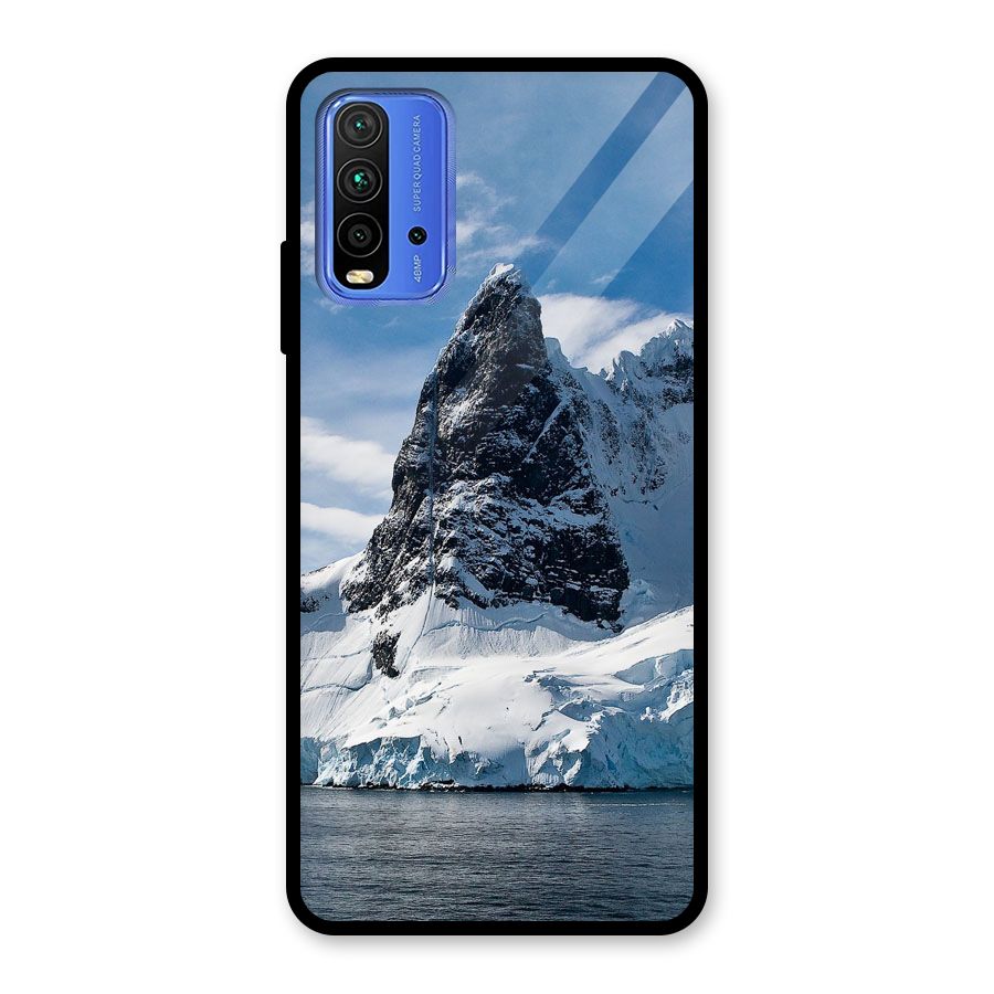 Ice Mountains Glass Back Case for Redmi 9 Power