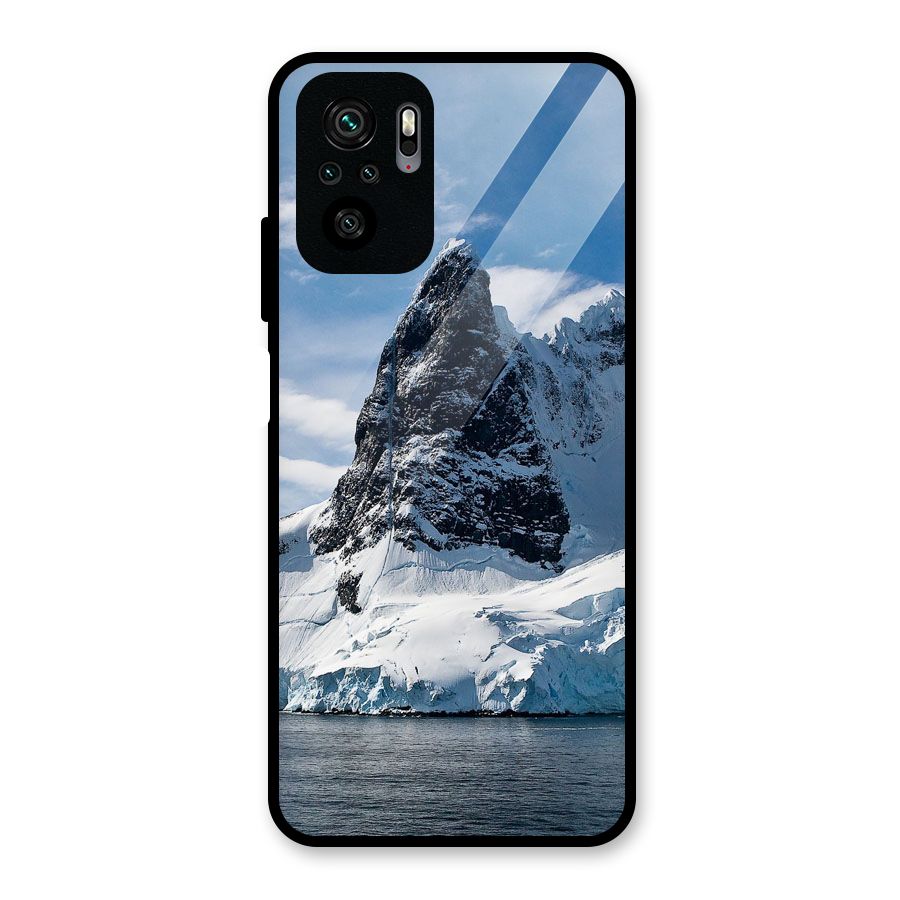 Ice Mountains Glass Back Case for Redmi Note 10S