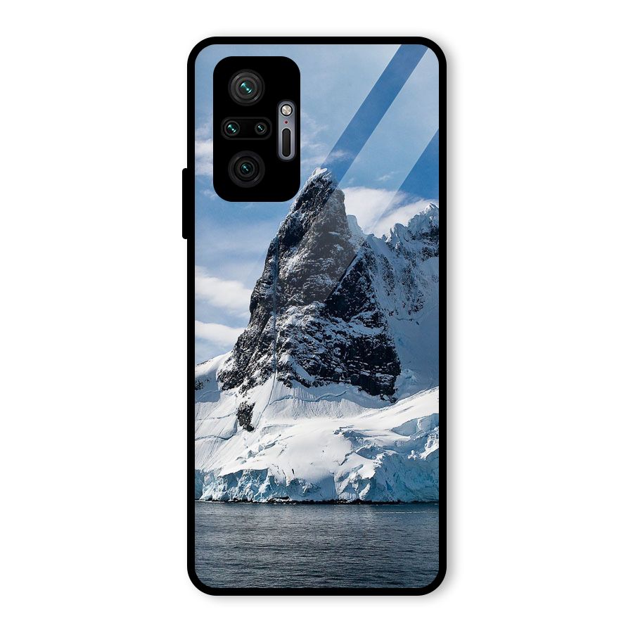 Ice Mountains Glass Back Case for Redmi Note 10 Pro