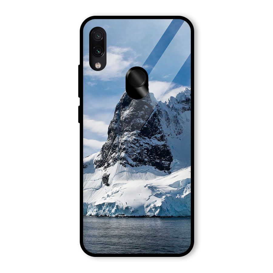 Ice Mountains Glass Back Case for Redmi Note 7 Pro