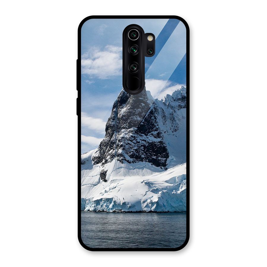 Ice Mountains Glass Back Case for Redmi Note 8 Pro