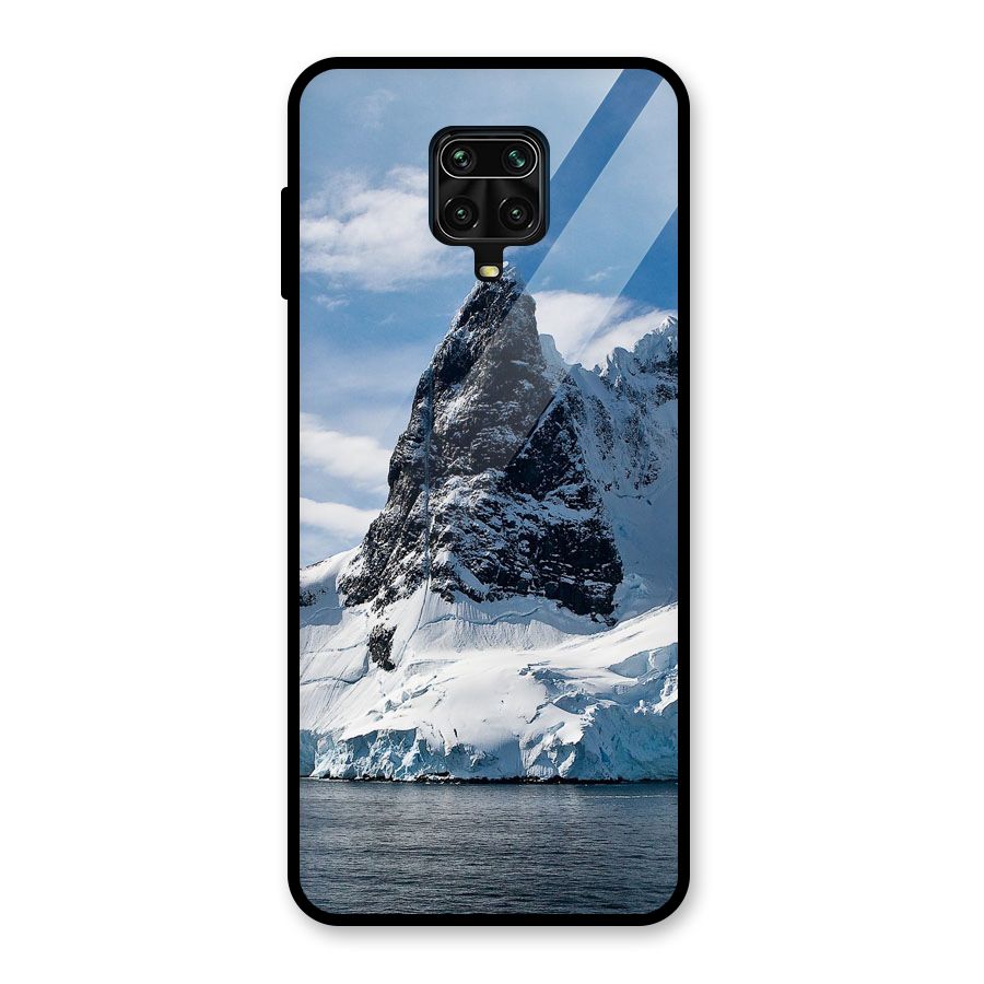 Ice Mountains Glass Back Case for Redmi Note 9 Pro