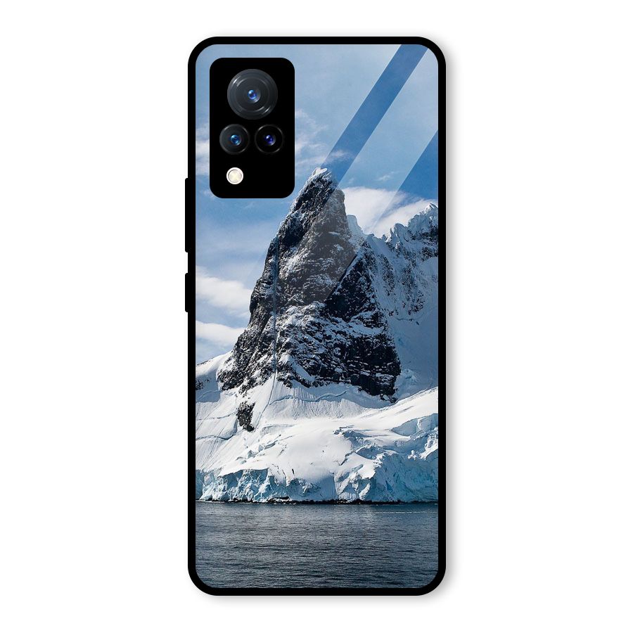 Ice Mountains Glass Back Case for Vivo V21 5G