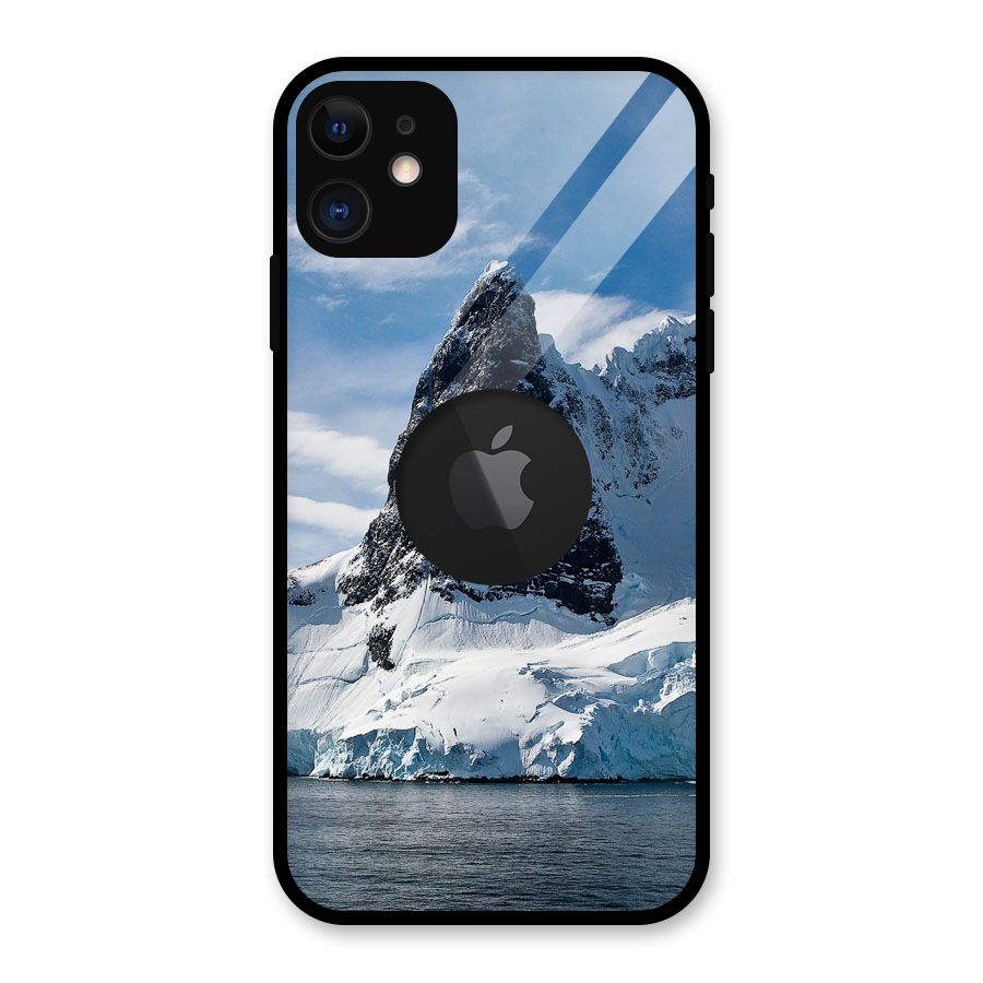 Ice Mountains Glass Back Case for iPhone 11 Logo Cut