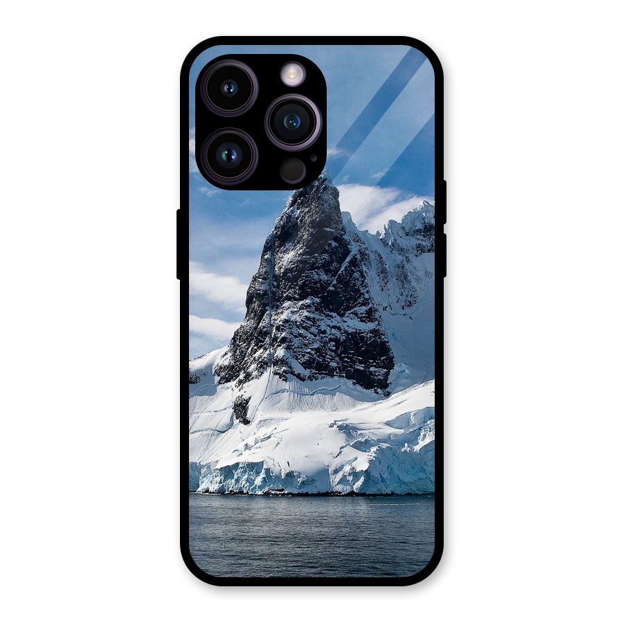 Ice Mountains Glass Back Case for iPhone 14 Pro Max