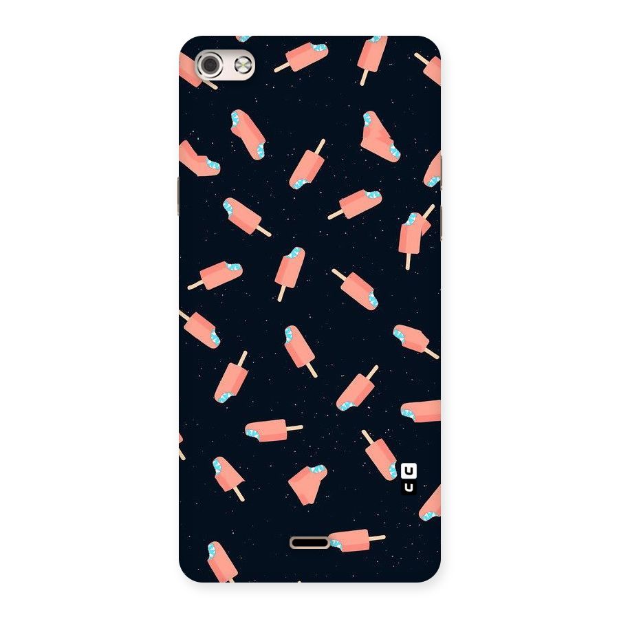 Icy Pattern Back Case for Micromax Canvas Silver 5