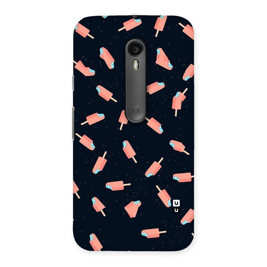 Icy Pattern Back Case for Moto G Turbo