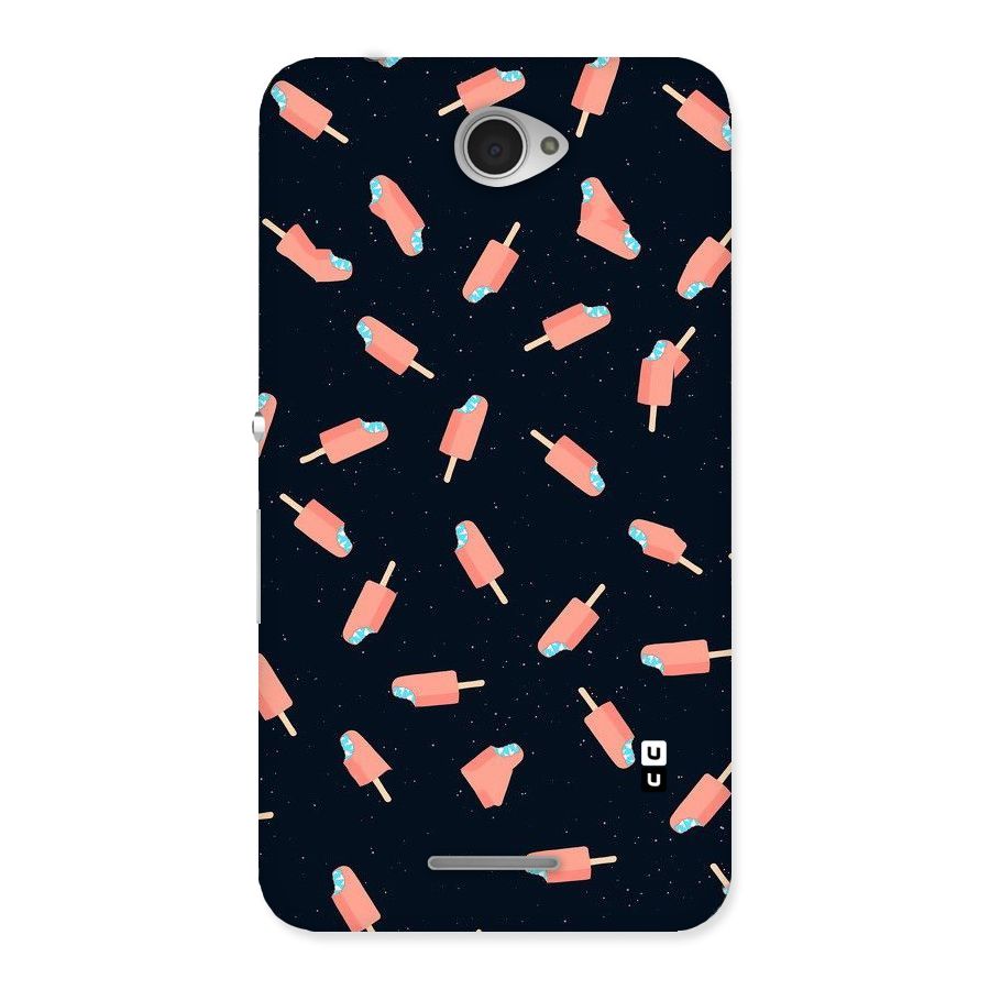 Icy Pattern Back Case for Sony Xperia E4