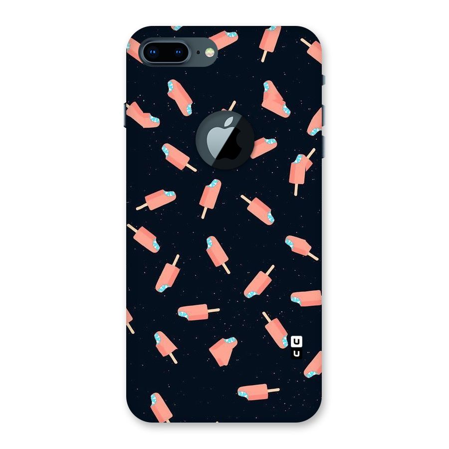Icy Pattern Back Case for iPhone 7 Plus Logo Cut