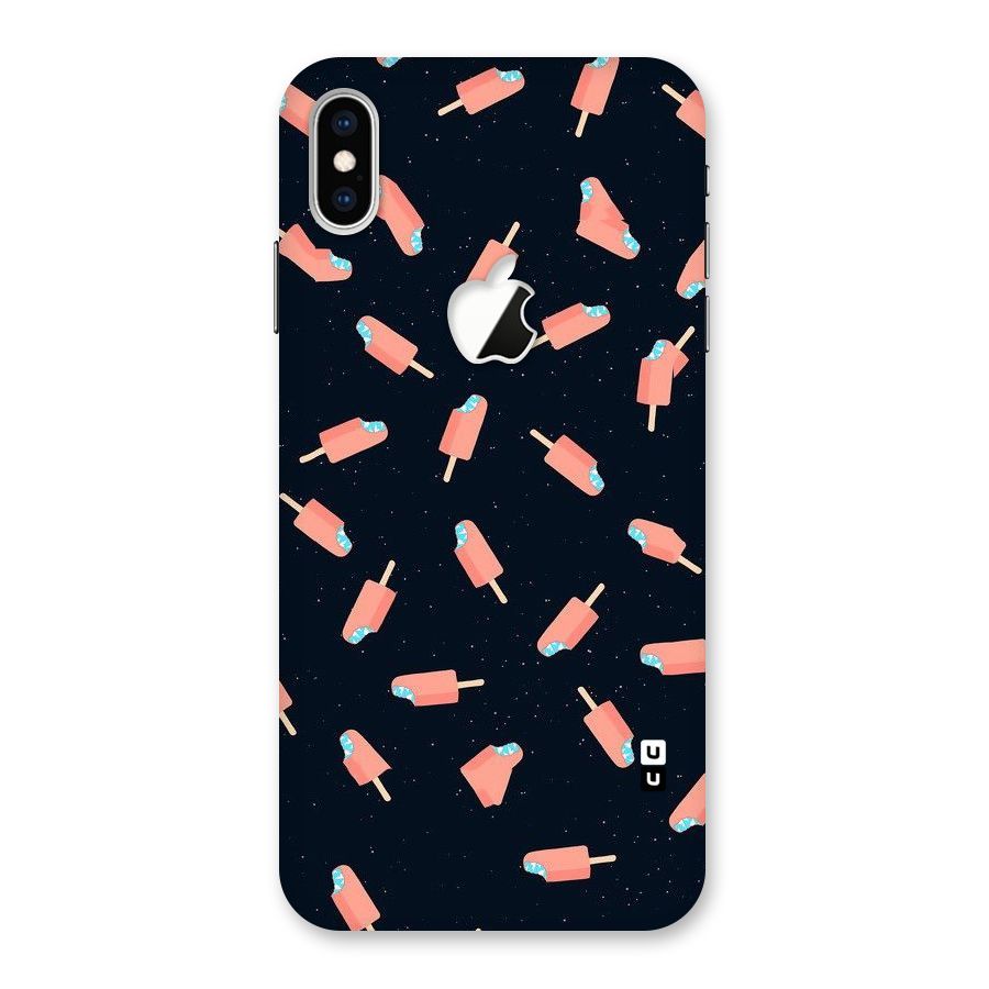 Icy Pattern Back Case for iPhone XS Max Apple Cut