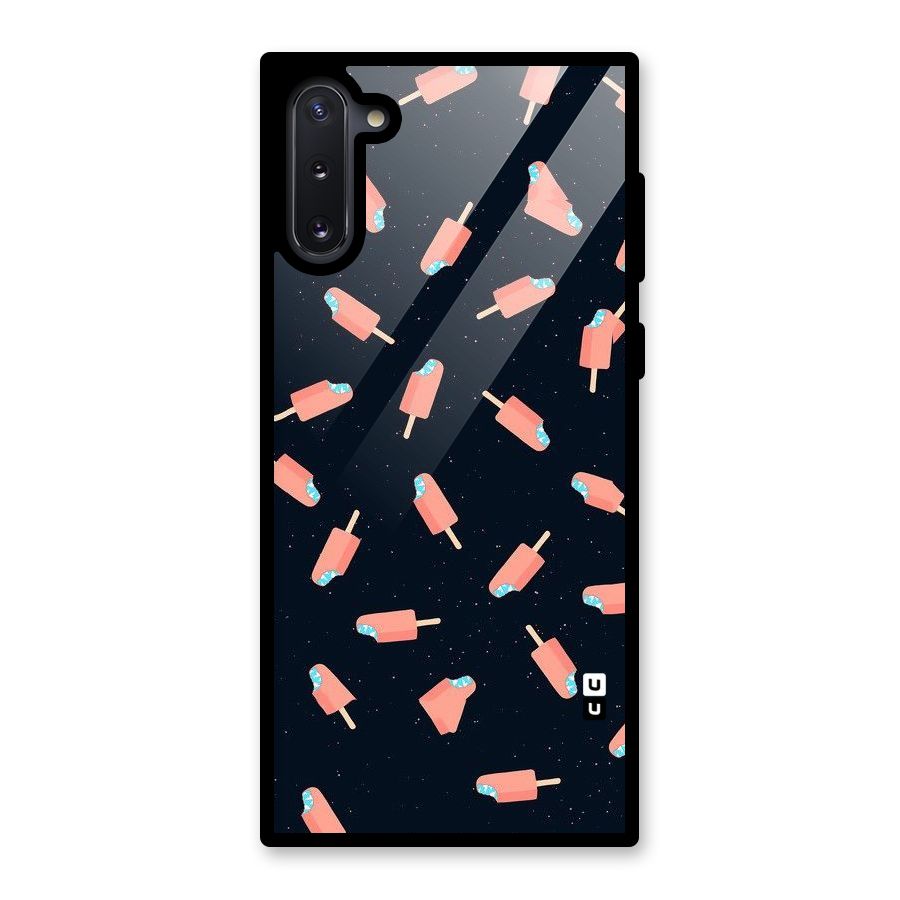 Icy Pattern Glass Back Case for Galaxy Note 10