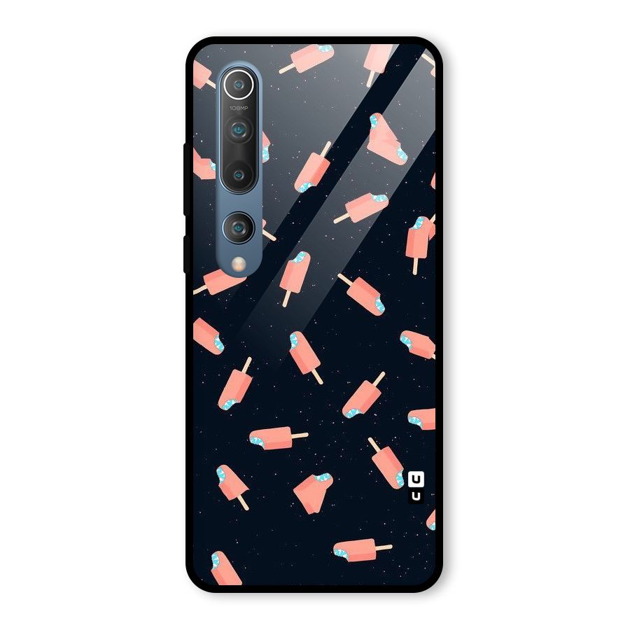Icy Pattern Glass Back Case for Mi 10