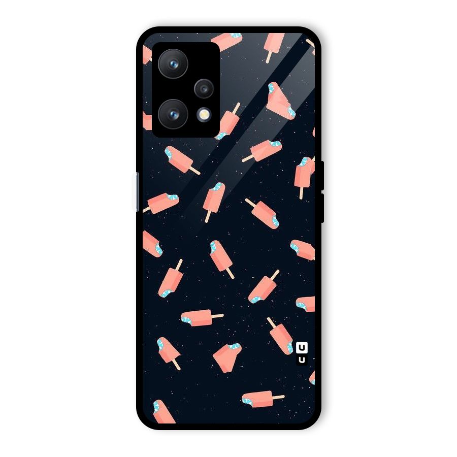Icy Pattern Glass Back Case for Realme 9 Pro 5G