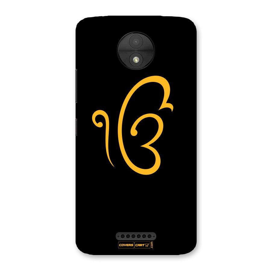 Ik Onkar Back Case for Moto C
