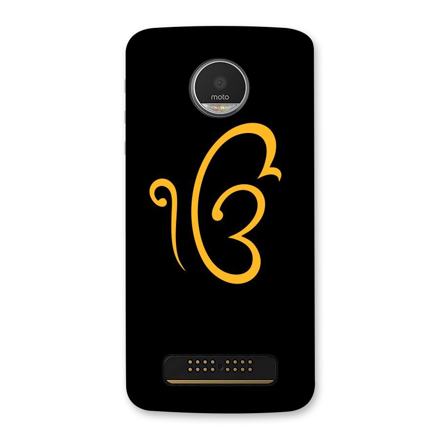 Ik Onkar Back Case for Moto Z Play
