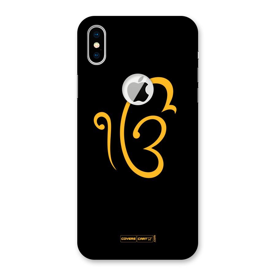 Ik Onkar Back Case for iPhone XS Logo Cut