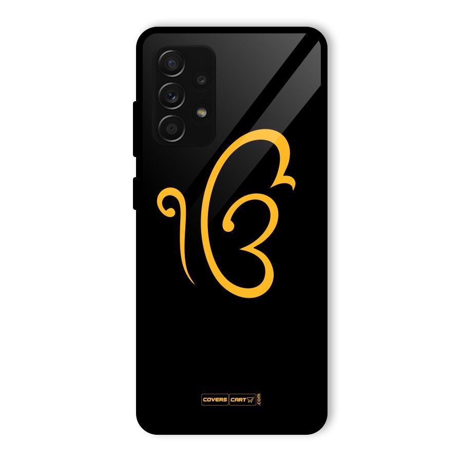 Ik Onkar Glass Back Case for Galaxy A53 5G