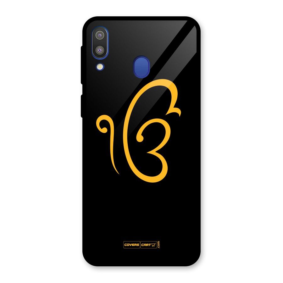 Ik Onkar Glass Back Case for Galaxy M20