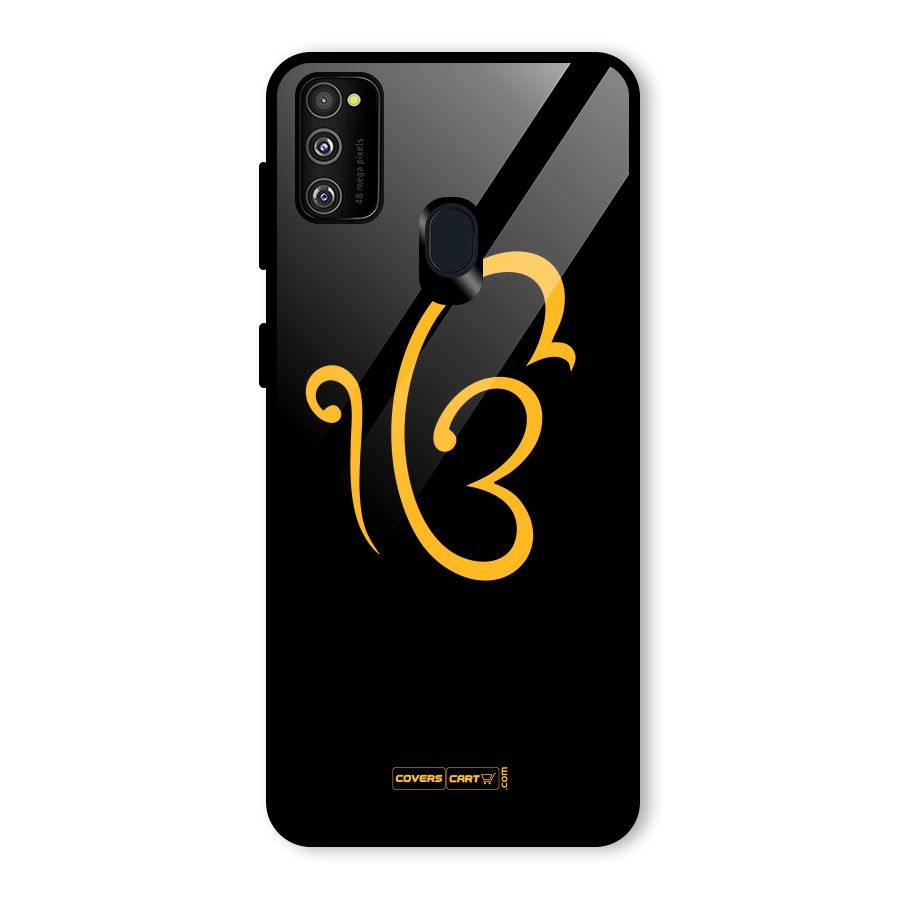 Ik Onkar Glass Back Case for Galaxy M21