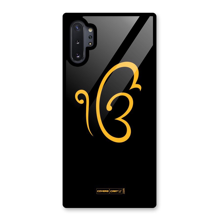 Ik Onkar Glass Back Case for Galaxy Note 10 Plus