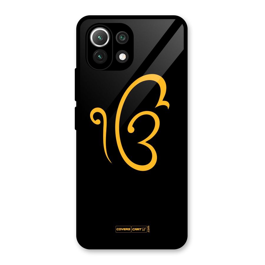 Ik Onkar Glass Back Case for Mi 11 Lite
