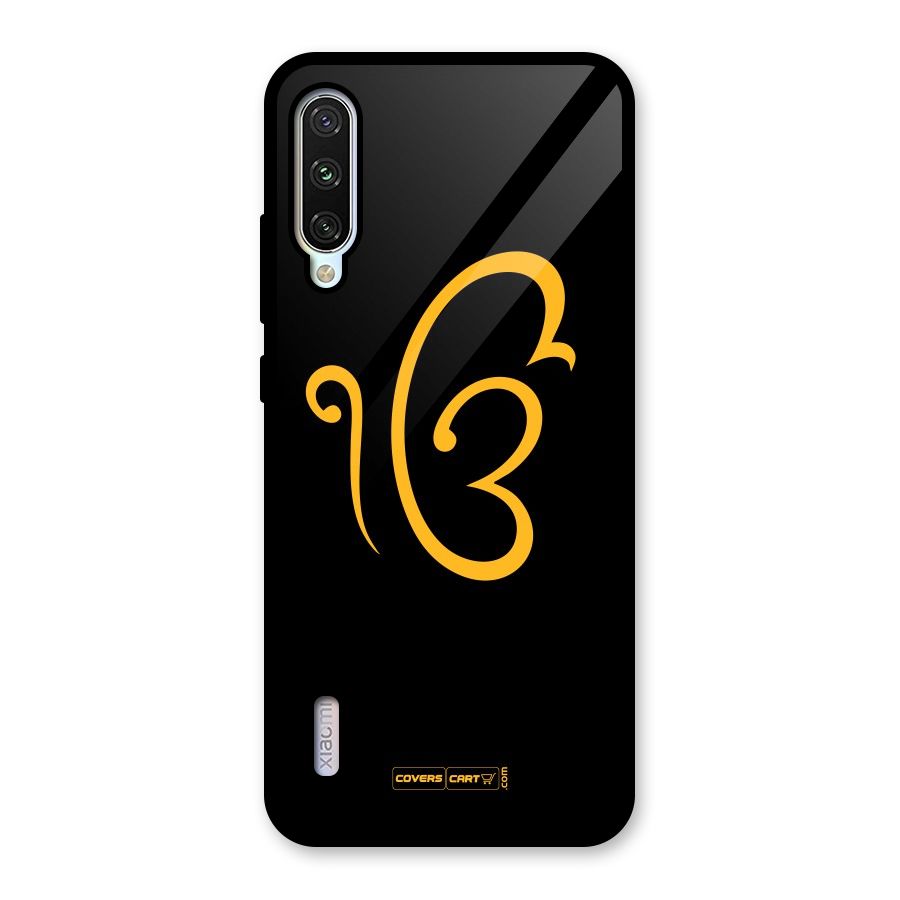Ik Onkar Glass Back Case for Mi A3