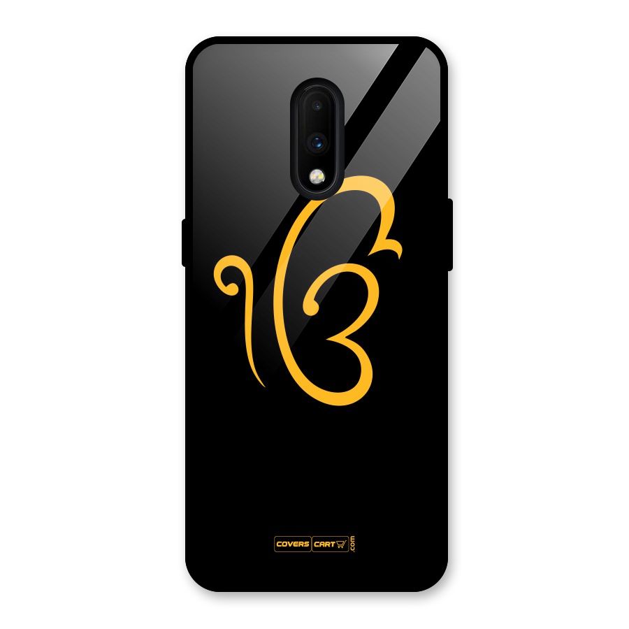 Ik Onkar Glass Back Case for OnePlus 7