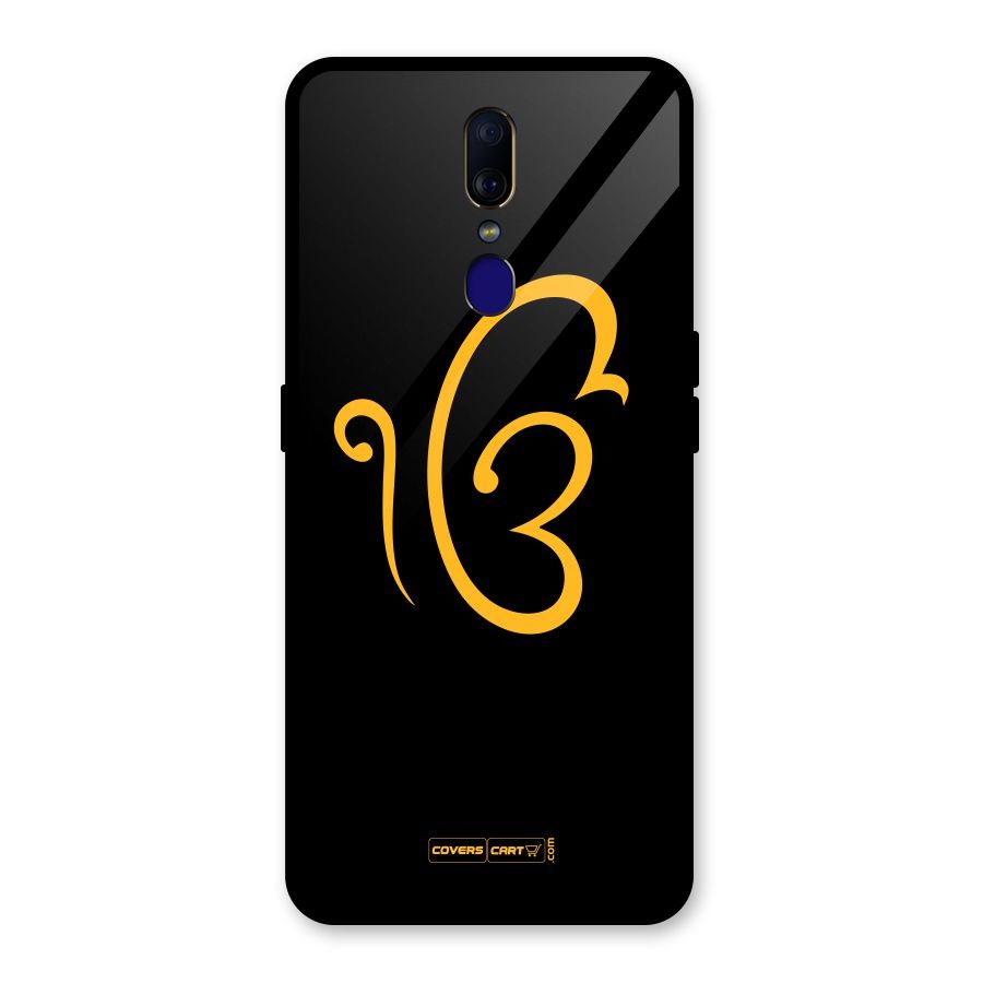 Ik Onkar Glass Back Case for Oppo F11