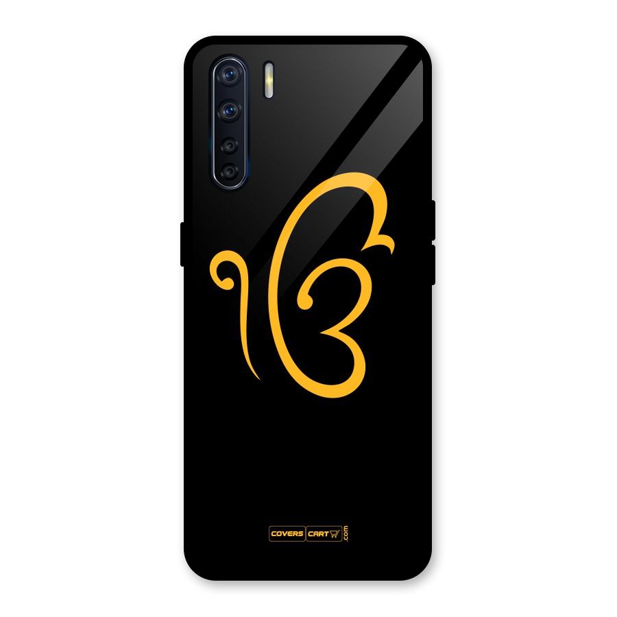 Ik Onkar Glass Back Case for Oppo F15