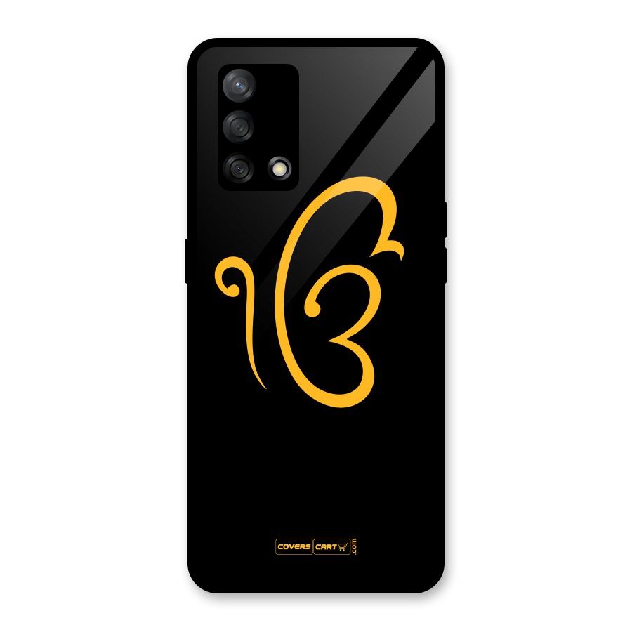 Ik Onkar Glass Back Case for Oppo F19